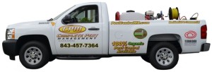 CPM Myrtle Beach Pest Control Service Vehicle with Organic Chemicals On Board